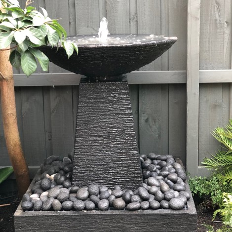 Shallow Bowl Med Stand Stone Base Package